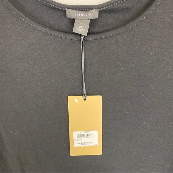 Halogen Flutter Sleeve Cotton Knit Top - Picture 8 of 8